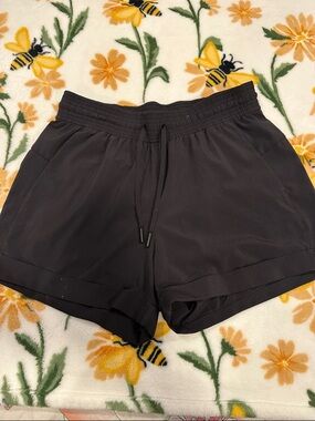 lululemon athletica Black Drawcord Athletic Shorts